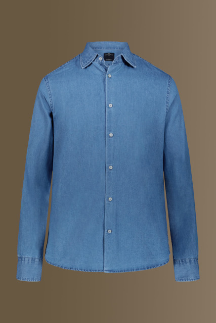 Man denim shirt blue 32CS1506FR